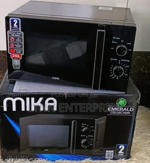 Black 20 Litres Mika Manual Microwave
