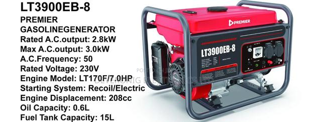 Premier Gasoline Generator 2.2kw Ac Power Output