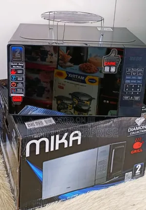 Mika Microwave Oven Grill 20ltr With 1000w Grill Silver