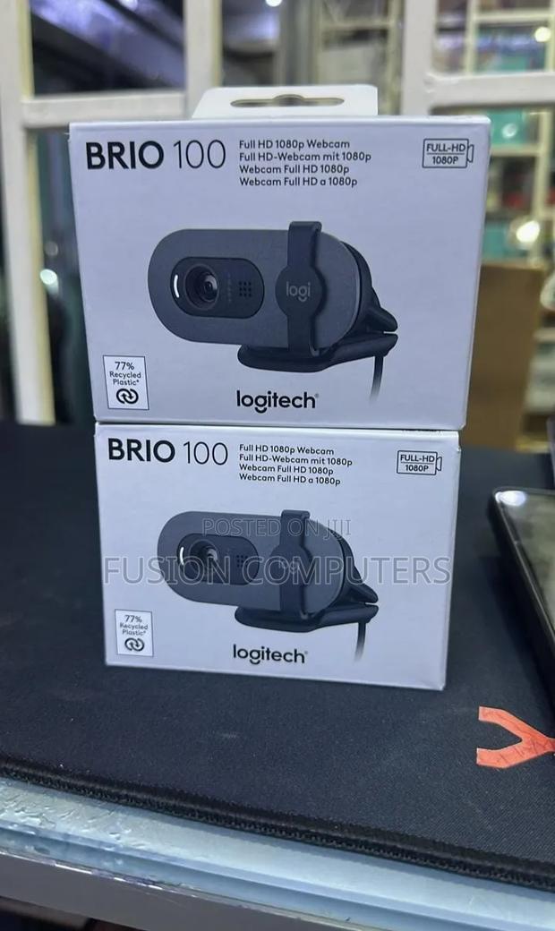 Logitech Brio 100 1080p Full Hd Webcam – Graphite (960-001585)