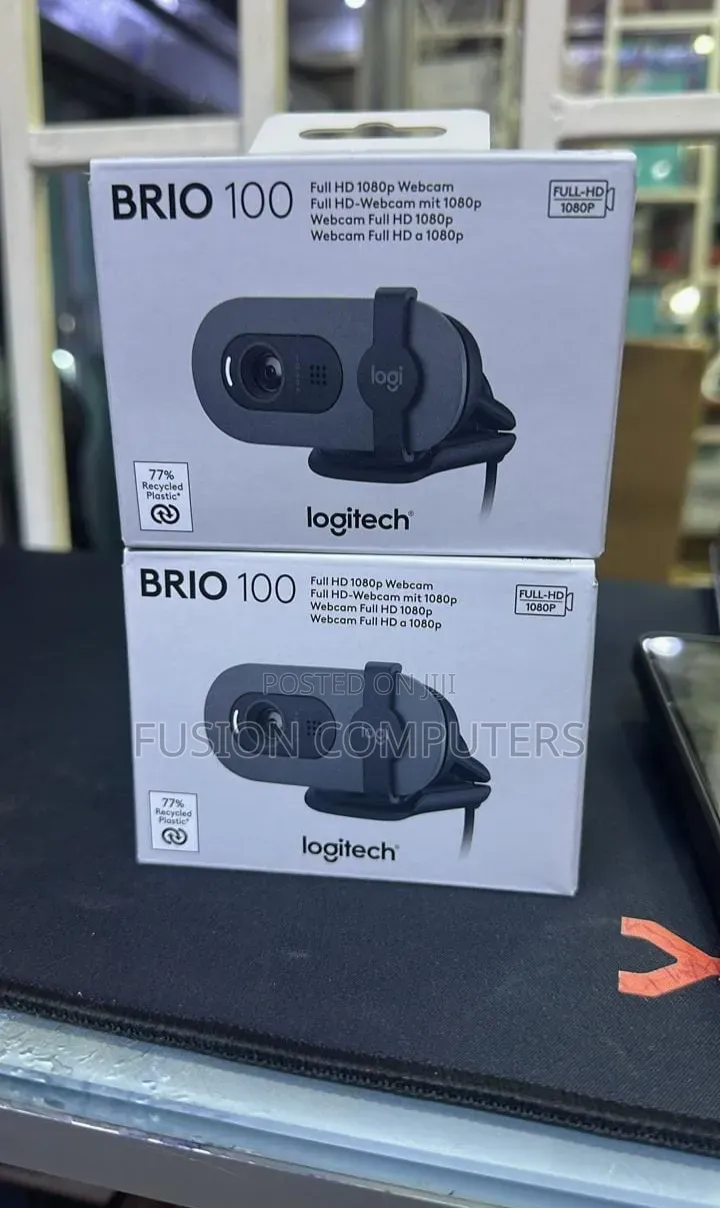 Logitech Brio 100 1080p Full Hd Webcam – Graphite (960-001585)