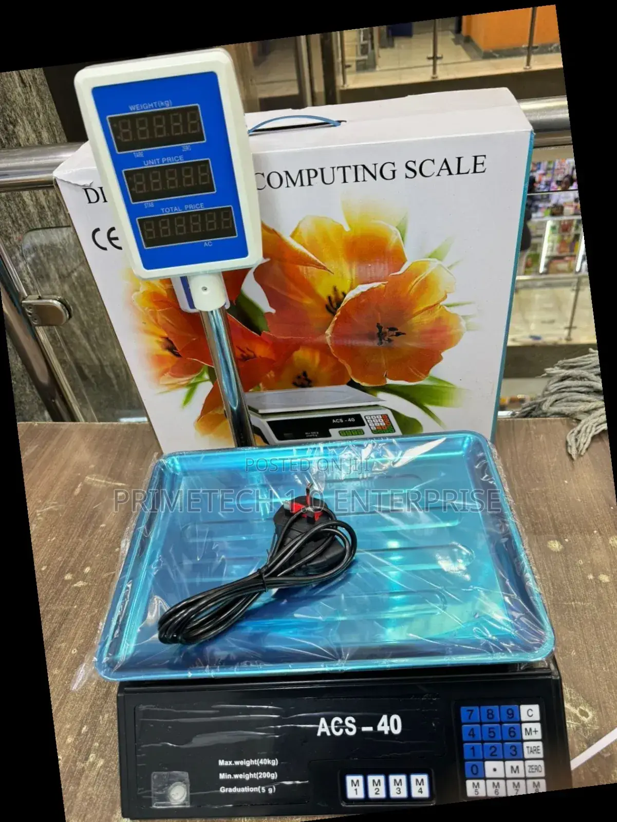 Acs 40kg Arm Comercial Scale