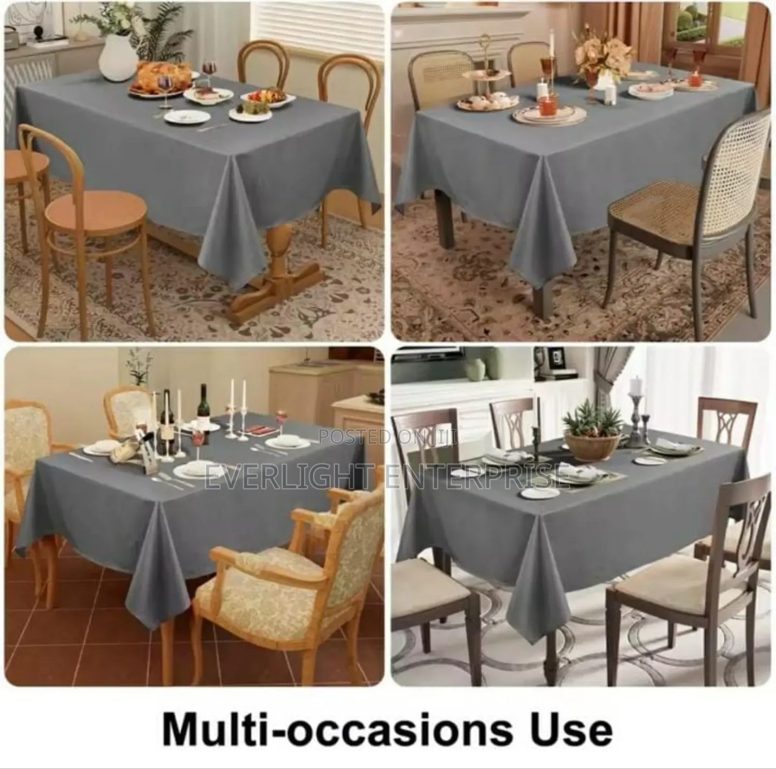 Waterproof Table Cloth Available