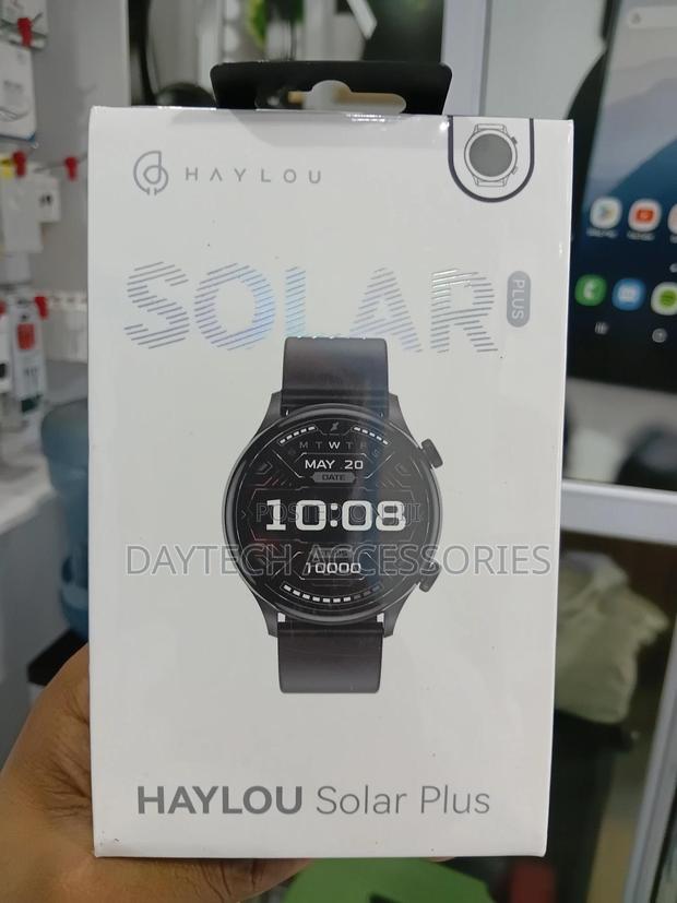 This Is a Haylou Solar Plus Rt3 Smartwatch in Black. - thumbnail 3