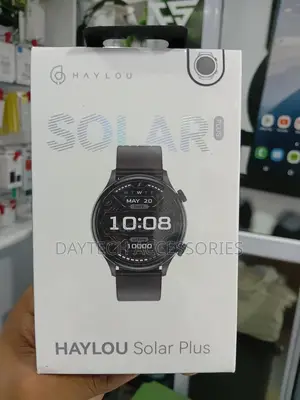 This Is a Haylou Solar Plus Rt3 Smartwatch in Black.