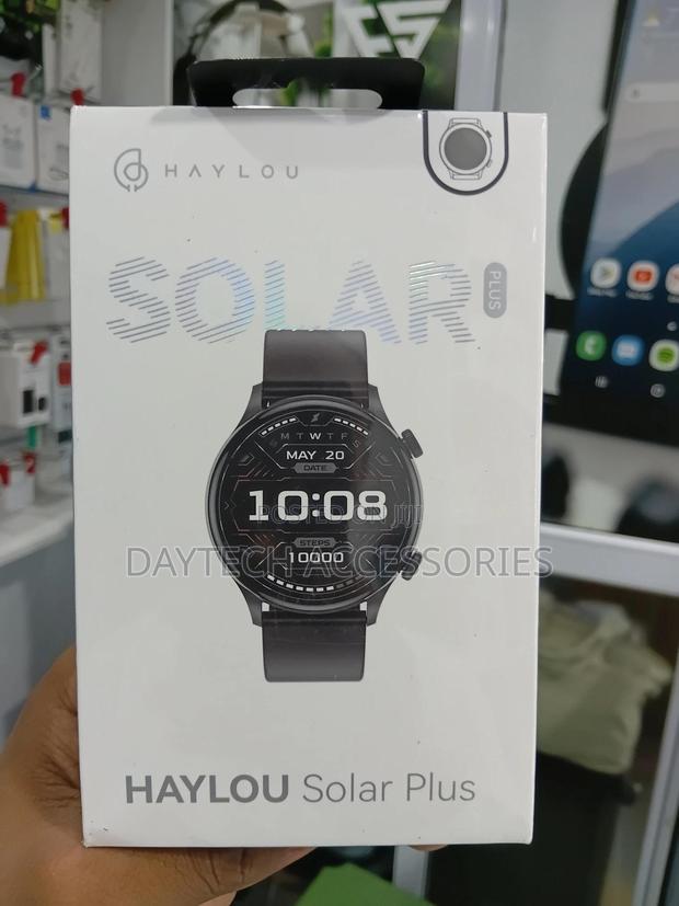 This Is a Haylou Solar Plus Rt3 Smartwatch in Black. - thumbnail 2