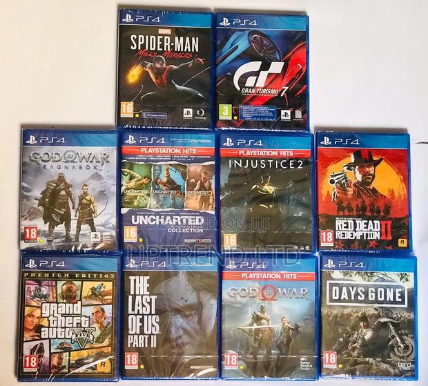 Ps4 , Gta 5 ,Spiderman , Ps4 Games Available
