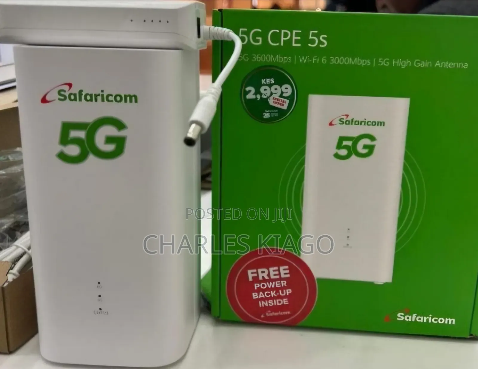 Safaricom 5g Router Come With a Free Power Back Up