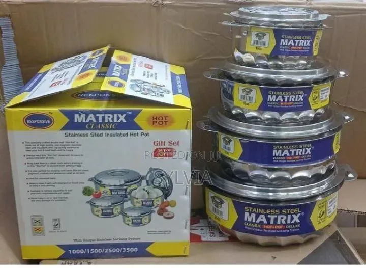 Stainless Steel Hotpot-4pcs(Matrix)