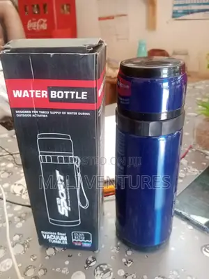 Blue Slim Thermos Flask
