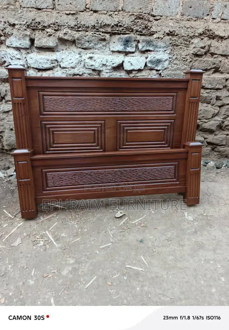 Premium Mahogany Queen Size Bed for Sale in Nairobi