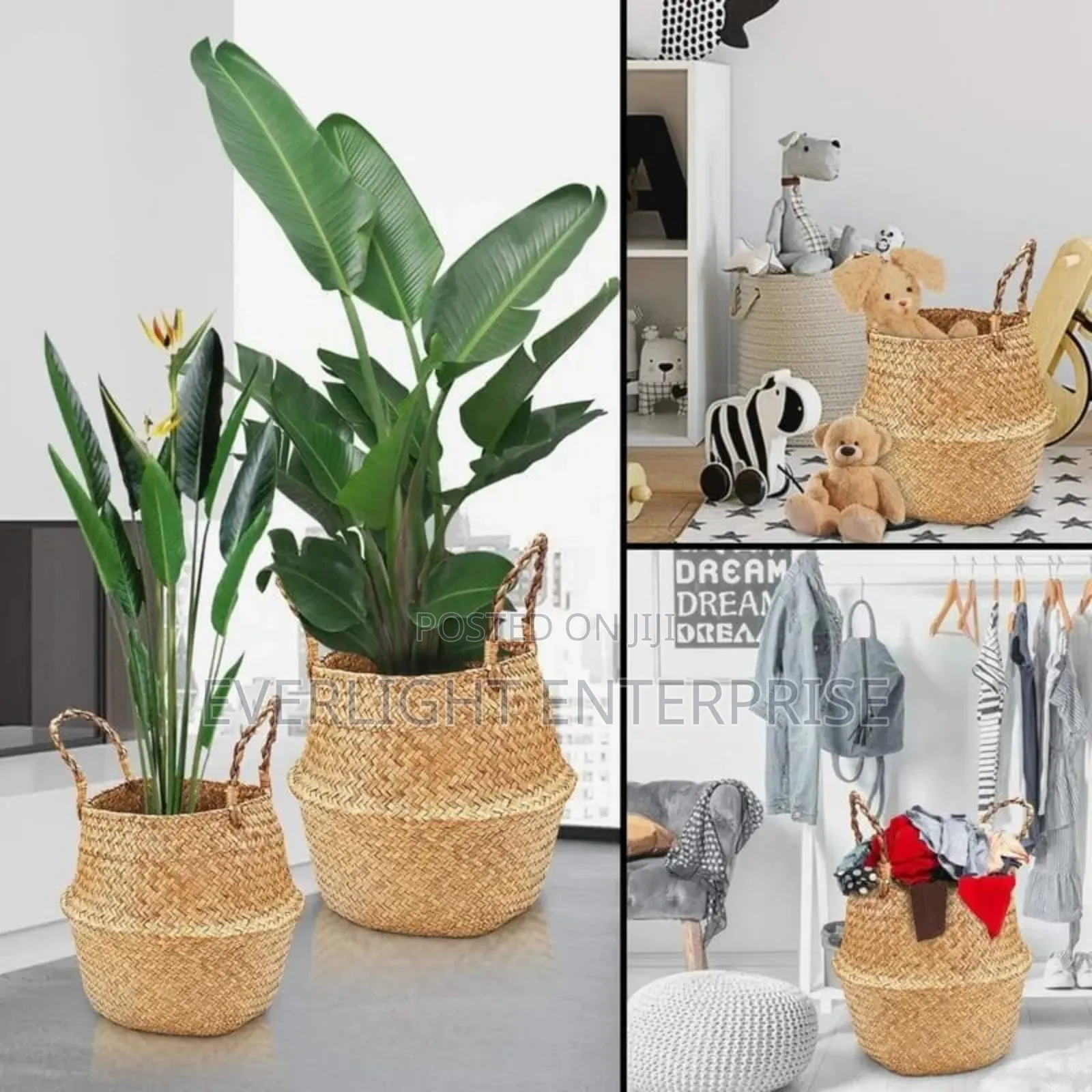Firm Rattan Handmade Baskets for Decoration Still Available
