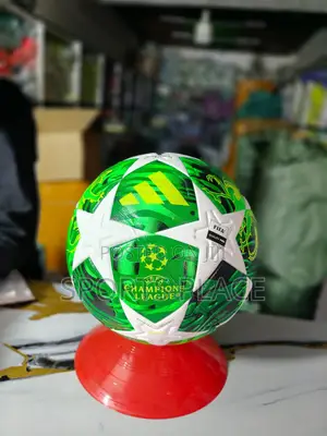 Neon Green Ucl Champions League Soccer Ball
