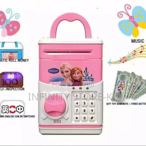 Electronic Cartoon-Themed Piggy Bank