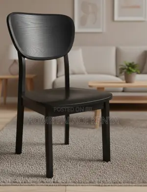 Home Chair: Nordic Style Wooden Dining Chair