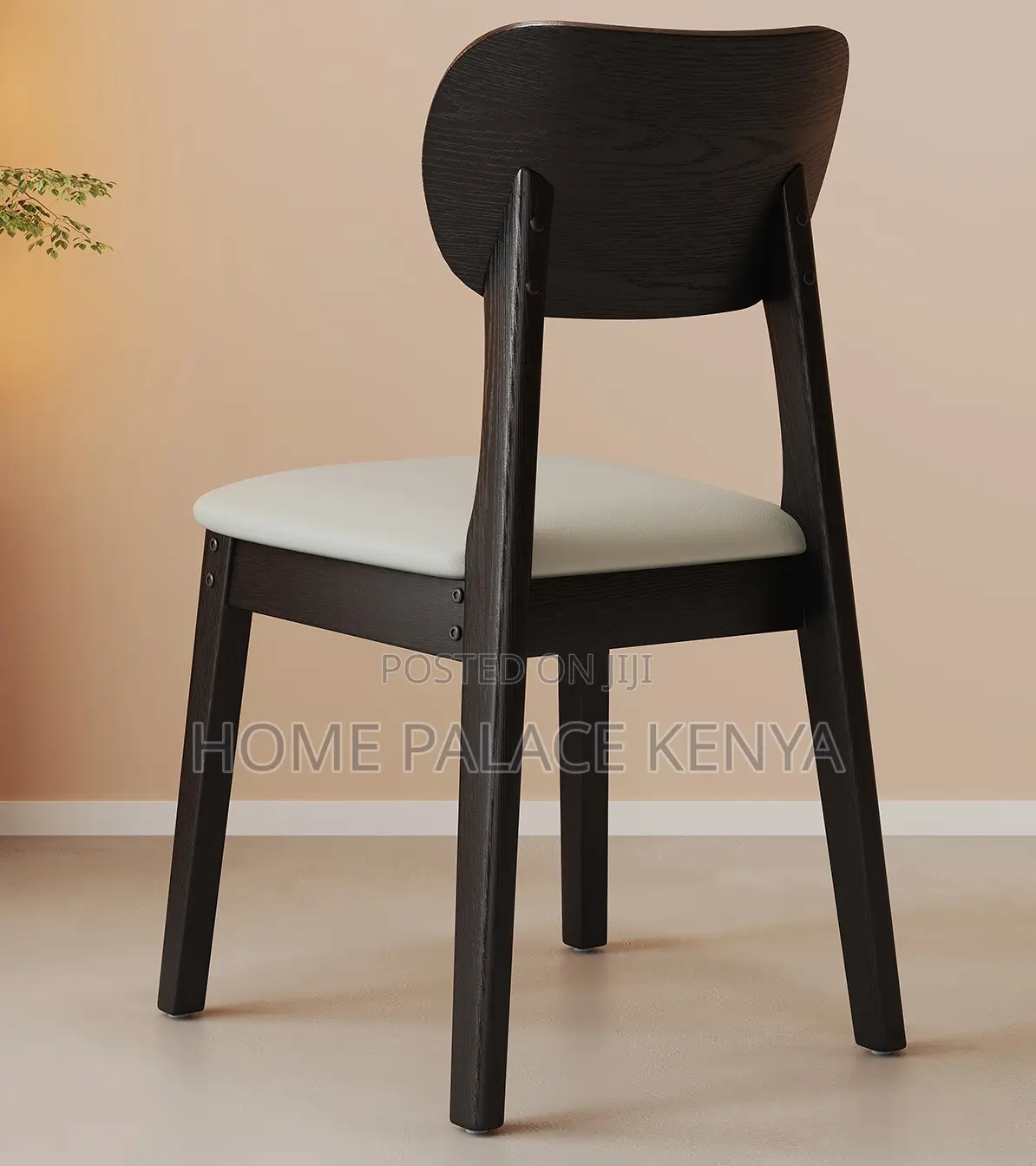Home Chair: Nordic Style Wooden Dining Chair