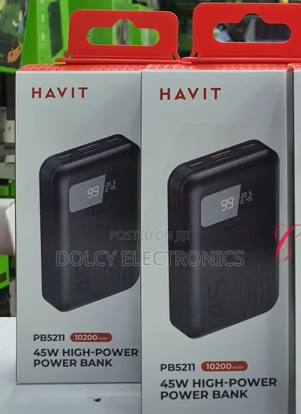 Havit Pb5211 45w 10,200mah Laptop Charge.