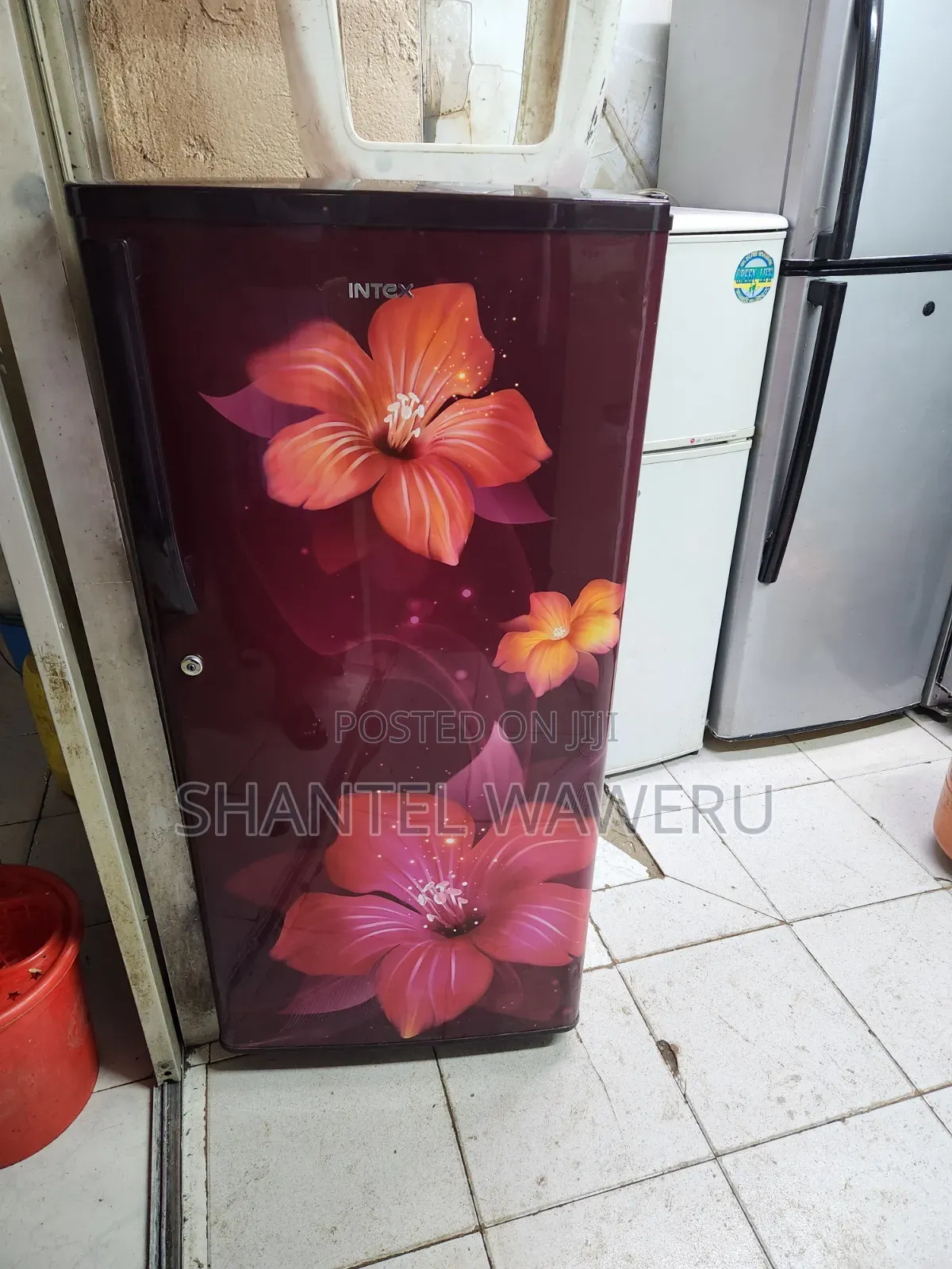 One Floweredoor Fridge
