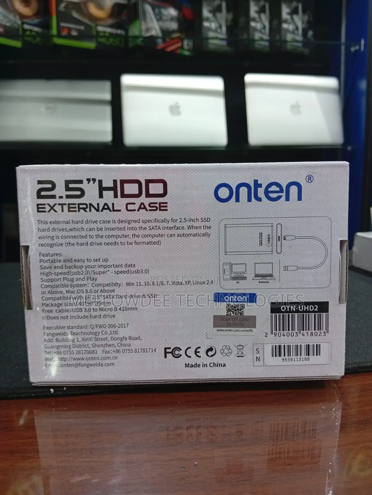 Usb 3.0 to 2.5" HDD External Case.