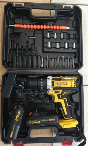 Dewalt Drill Set/ Cordless Dewalt Drill 48v