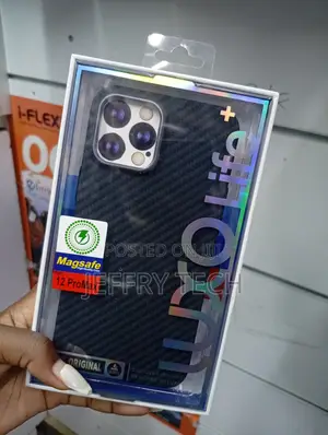Brand Phone Case With a Carbon Fiber Designed for iPhone 12 Pro Max