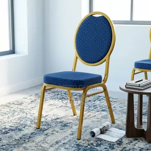 Office Banquet Chair : Ergonomic Blue Conference Chair