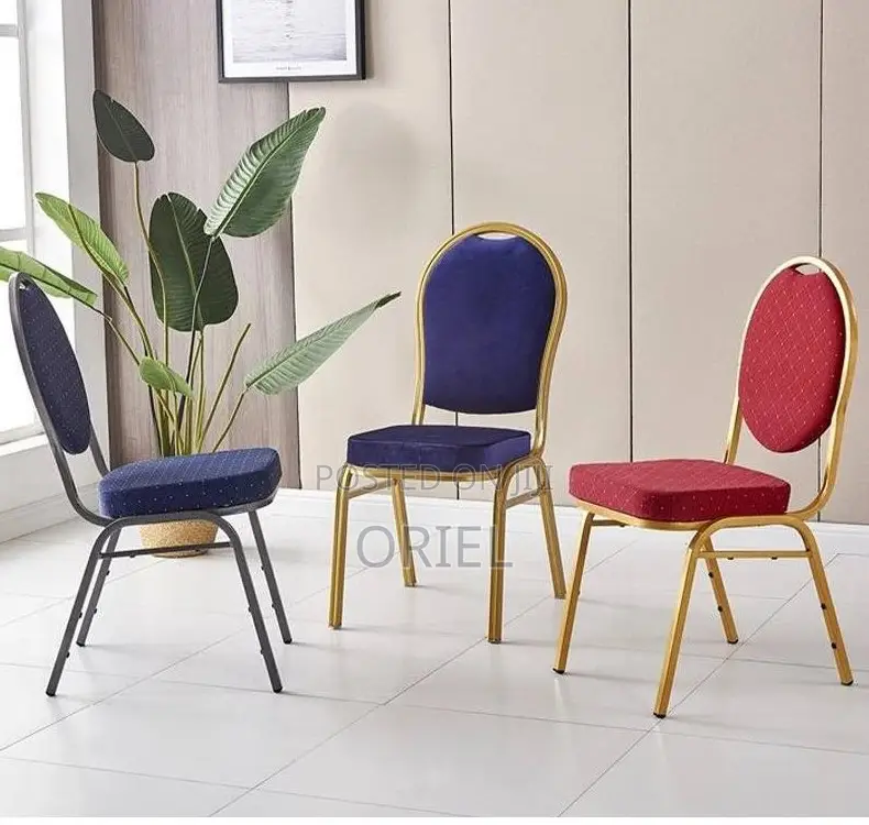 Office Banquet Chair : Ergonomic Blue Conference Chair