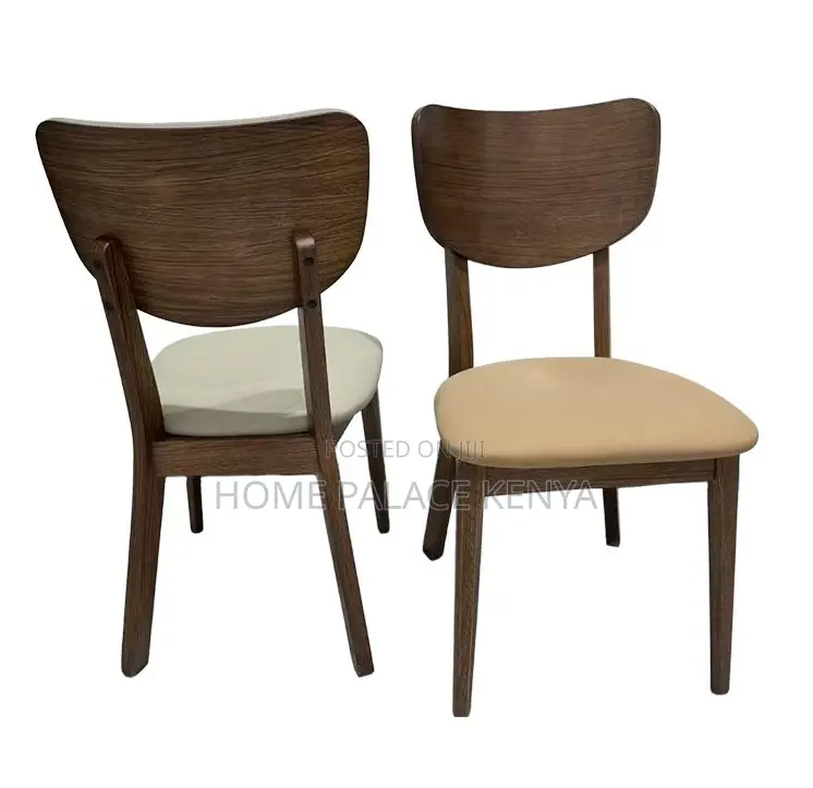 Home Chair: Nordic Style Wooden Dining Chair