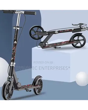 Foldable Metallic Scooters Colours: Black, White,Pink and Purple