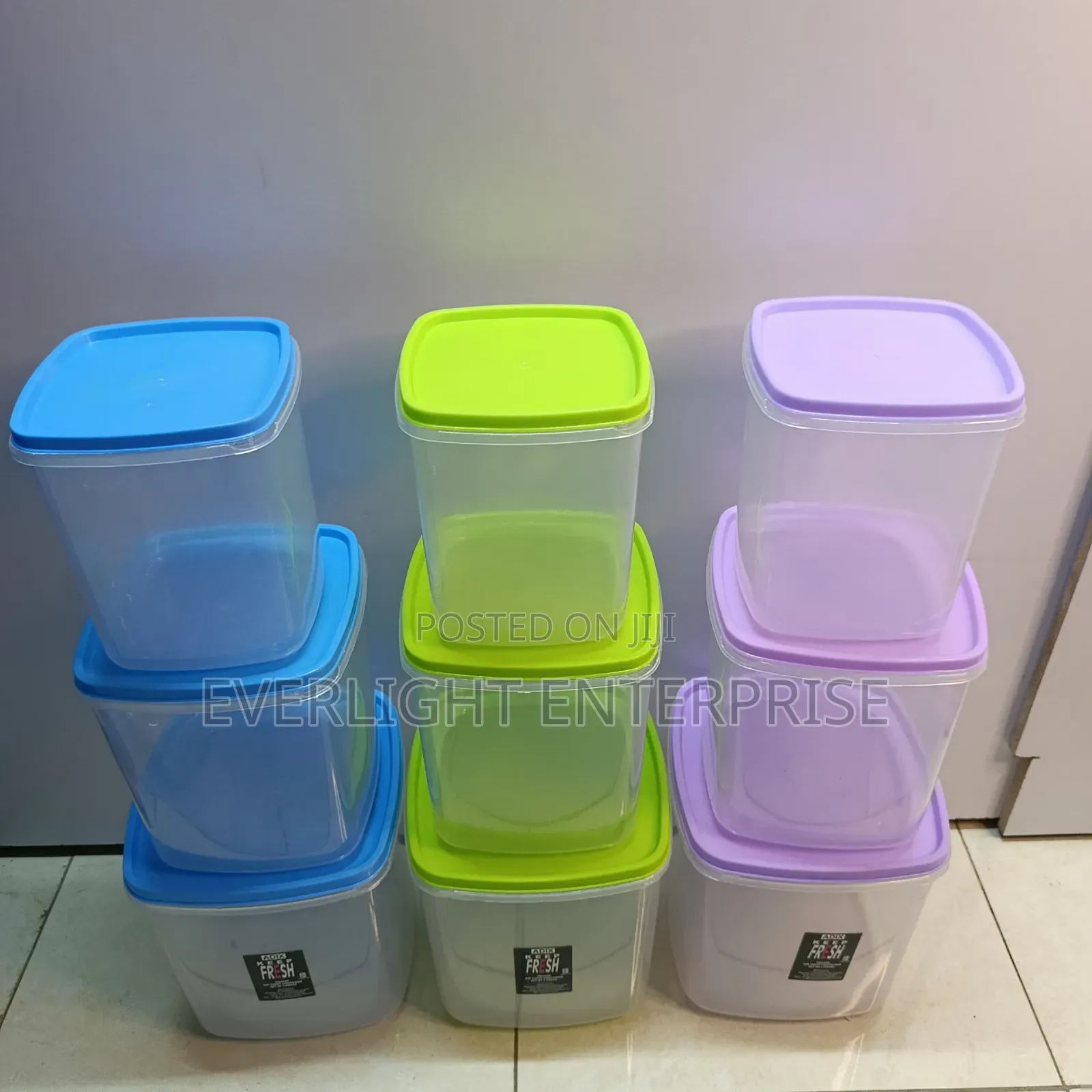 Adix Plastic Clear Keep Fresh Square