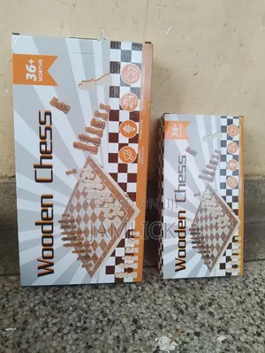 Wooden Chess Game Set for Kids Adults – Large Small Sizes - Km