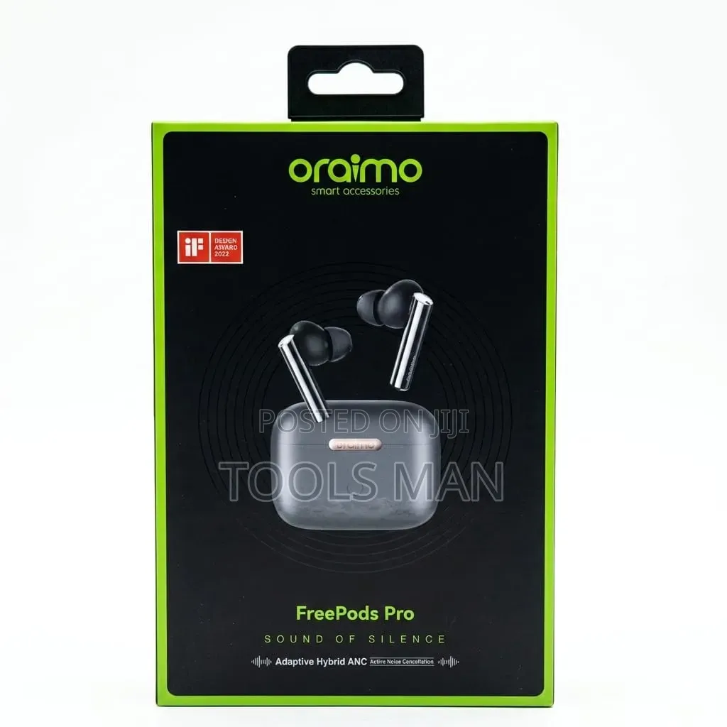 Oraimo Freepods Pro Anc Wireless Earbuds Sound of Silence.
