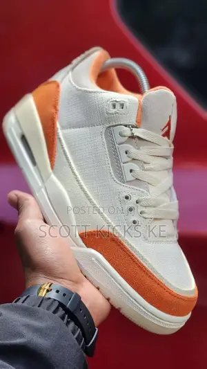 Air Jordan 3 Retro "Starfish"Fossil Orange