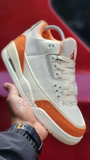 Air Jordan 3 Retro "Starfish"Fossil Orange