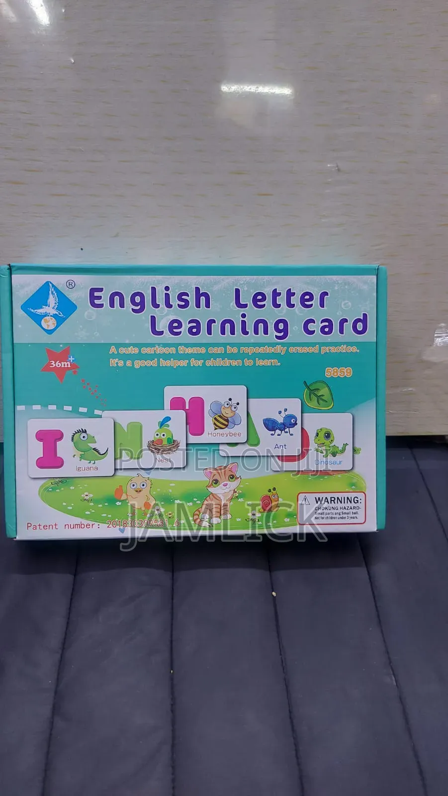English Letter Learning Cards – Educational English Learning Aid - Kb