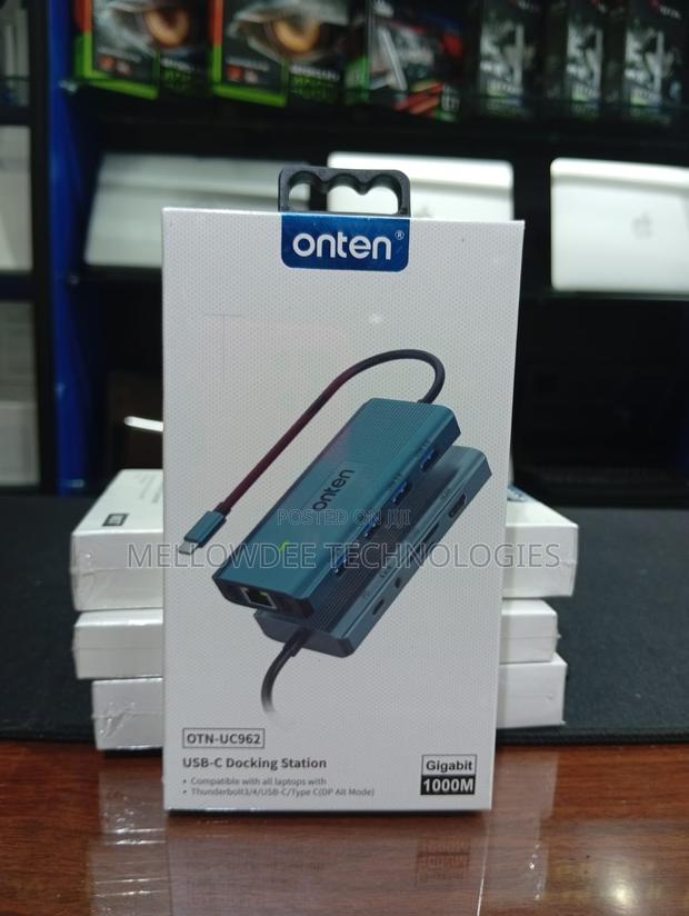 Onten Uc962 10 in 1 Usb-C / Type-C Multi-Function Hub Docking Station