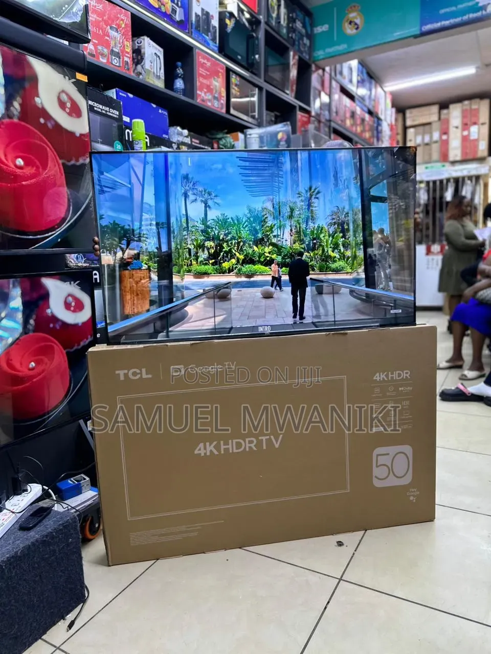 TCL 50′′ Uhd Google Tv 50v6d HDR Tv Updated New Model