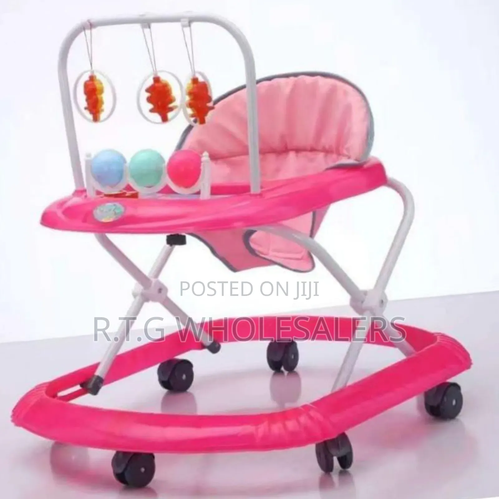 Foldable Baby Walker With Play Tray