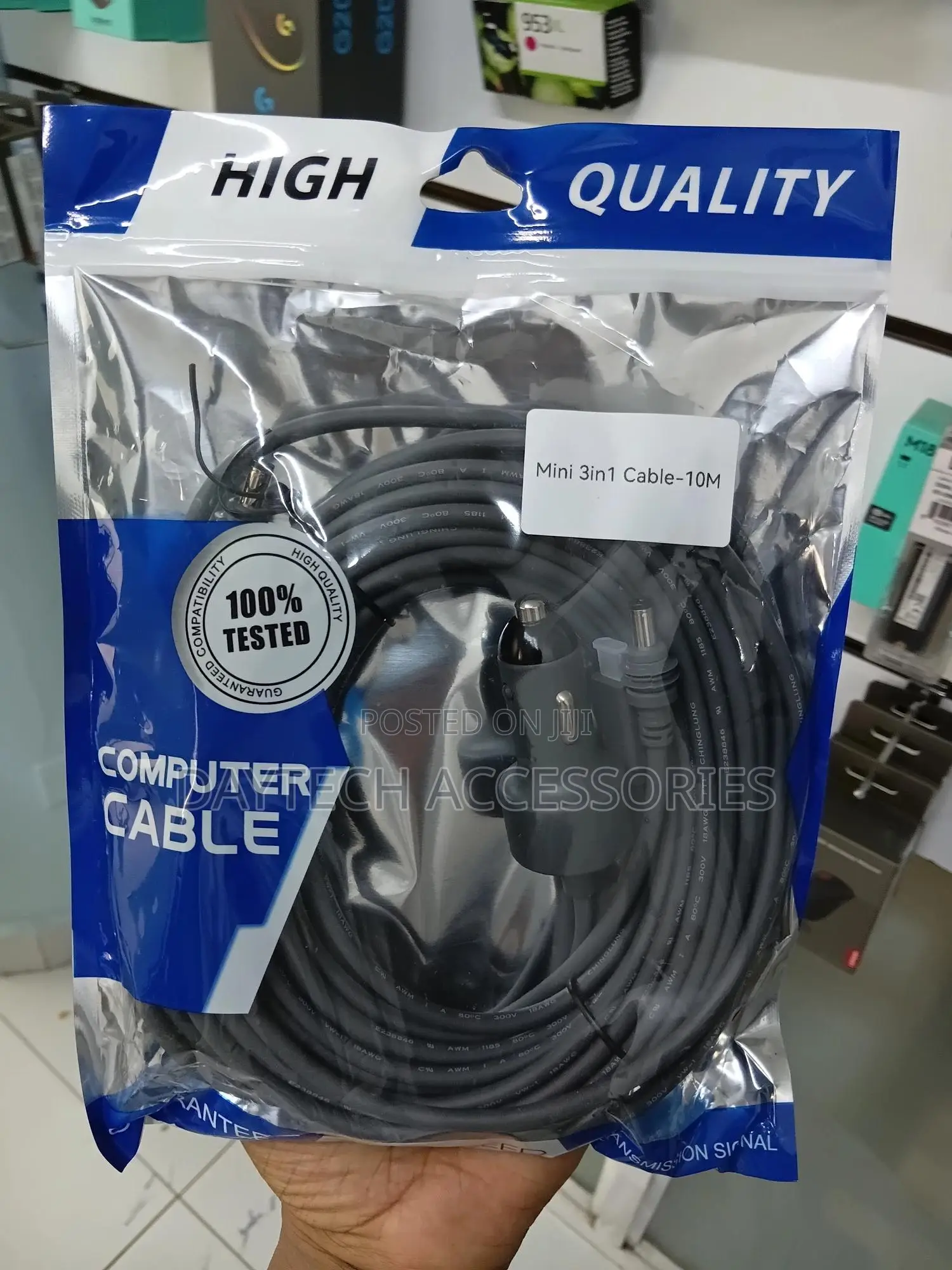 Starlink Mini Dc Power Cable 3 In1 Mini Usb C to Dc Power Cord.