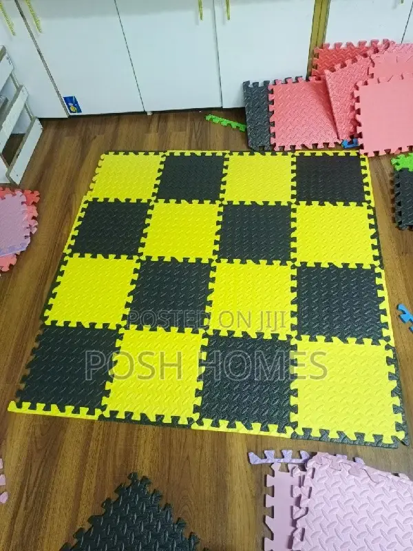 Yellow Mix and Match Interlocking Mats