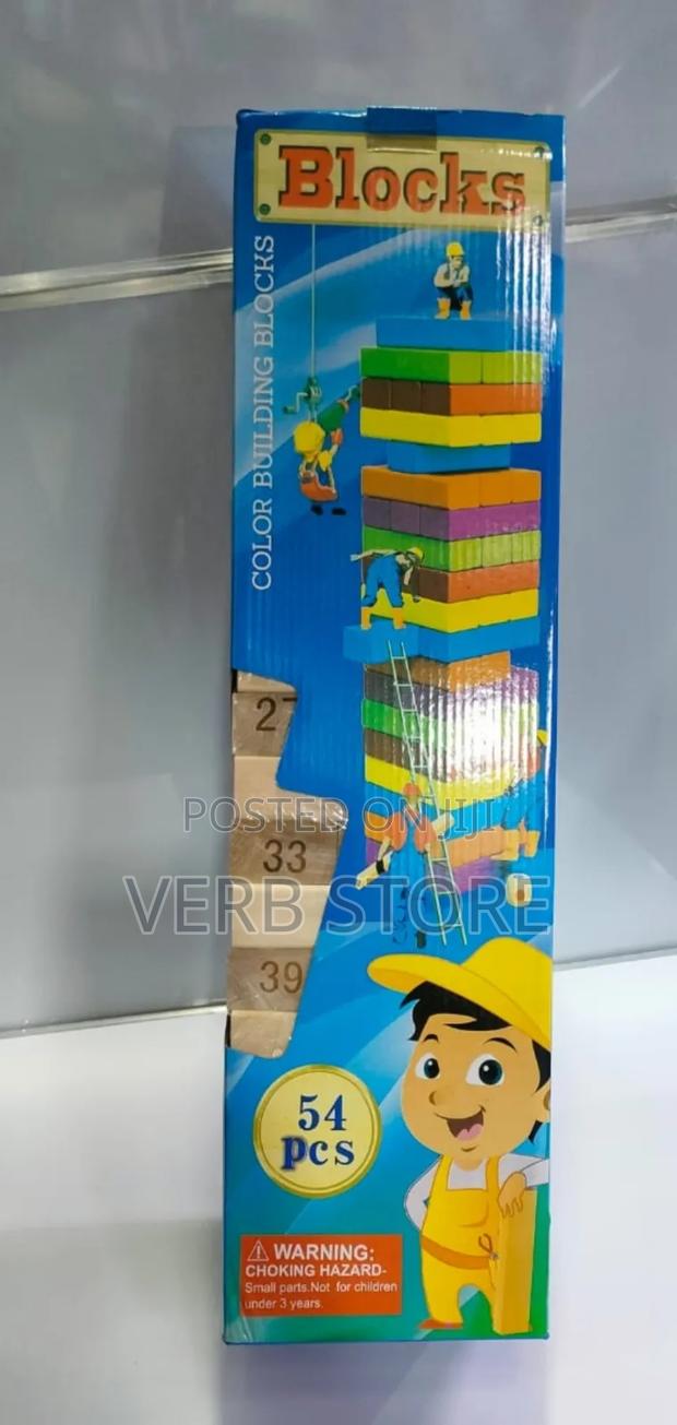 Jenga Block Coloured/Normal