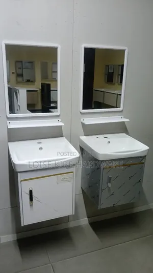 White and Vanity Cabinet Available Now