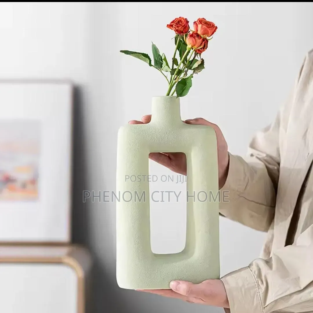 Rectangular Ceramic Flower Vase