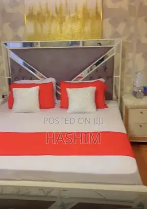 Double Bed With Full Set With Matress and Cabinets
