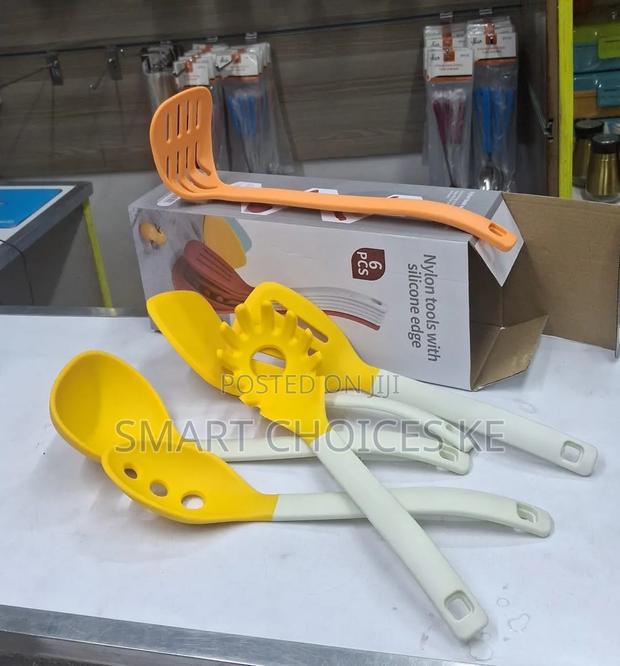 6 PCS Silicone Spoon Set - thumbnail 3