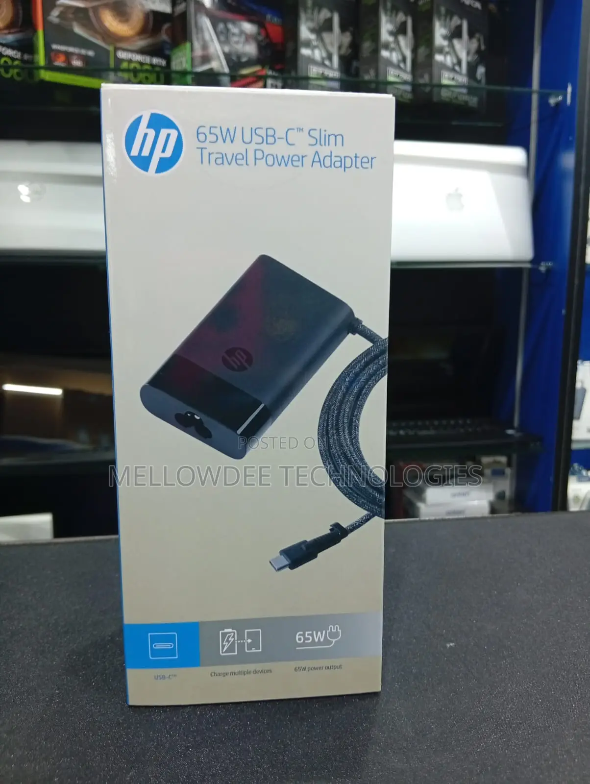 Hp 65w Usb-C Laptop Charger for Elitebook 830 840 850 G8 G9 G10 G11 -