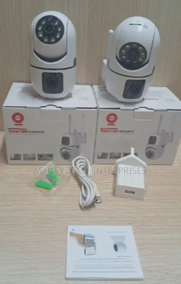 Dual Lens Indoor Security Camera – Wifi CCTV Smart Camera