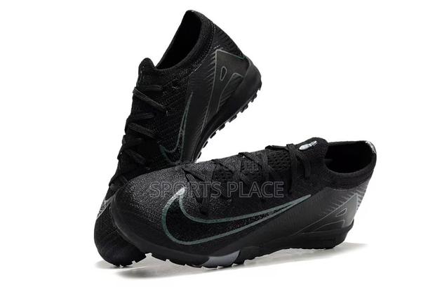 Black Air Zoom Trainers Kids Soccer Trainers Boots