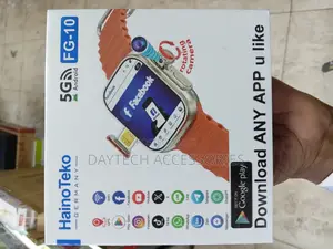 Hainoteko Fg-10 5g Android Smartwatch Featuring a Rotating Camera.