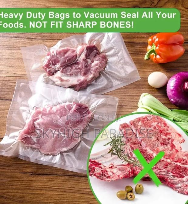 Food Storage Vacuum Bags Food Grade Freezer Safe -
